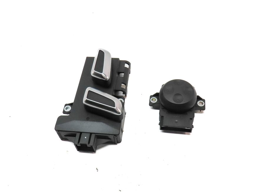 Thumbnail 2: 2013 AUDI S4 (B8 8K) FRONT LEFT DRIVER SEAT POSITION LUMBAR ADJUST SWITCH SET/2