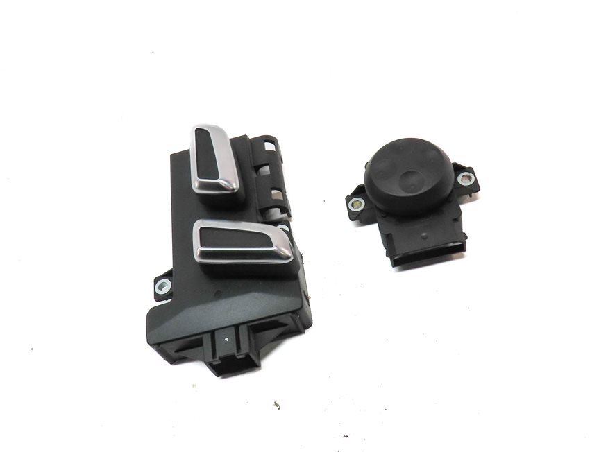 Thumbnail 3: 2013 AUDI S4 (B8 8K) FRONT LEFT DRIVER SEAT POSITION LUMBAR ADJUST SWITCH SET/2
