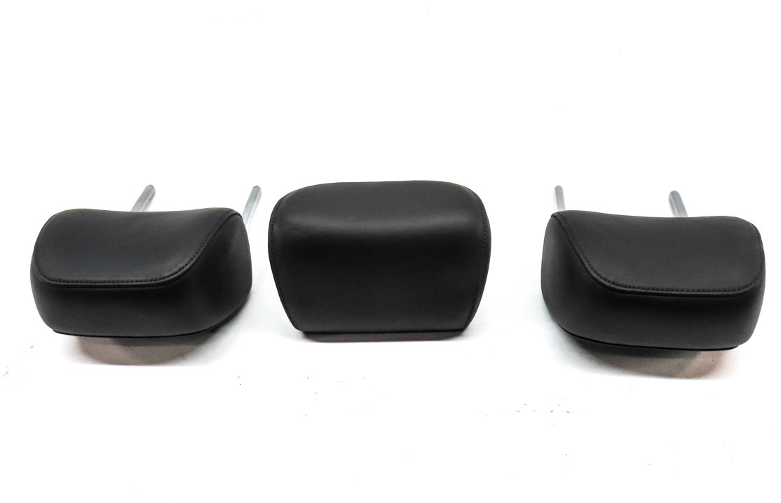 Thumbnail 4: 13-16 A4 S4 12-18 A6 S6 C7 B8 REAR LEFT RIGHT CENTER SEAT HEADREST SET/3 (Black)