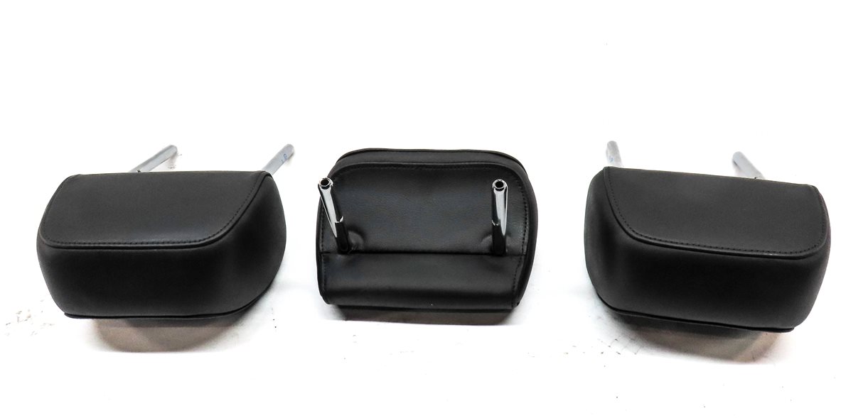 Thumbnail 5: 13-16 A4 S4 12-18 A6 S6 C7 B8 REAR LEFT RIGHT CENTER SEAT HEADREST SET/3 (Black)