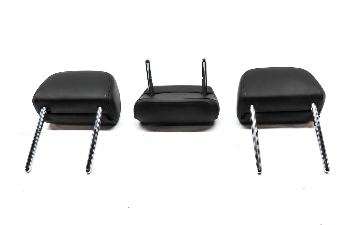 Thumbnail 6: 13-16 A4 S4 12-18 A6 S6 C7 B8 REAR LEFT RIGHT CENTER SEAT HEADREST SET/3 (Black)