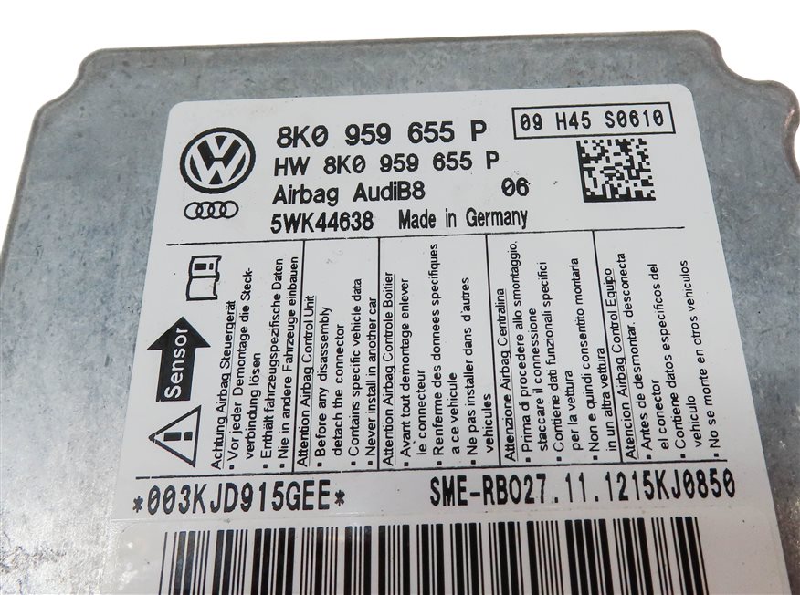 Thumbnail 4: 2013-2015 AUDI A4 A5 S4 S5 RS5 (B8 8K 8T) SRS BAG CONTROL MODULE