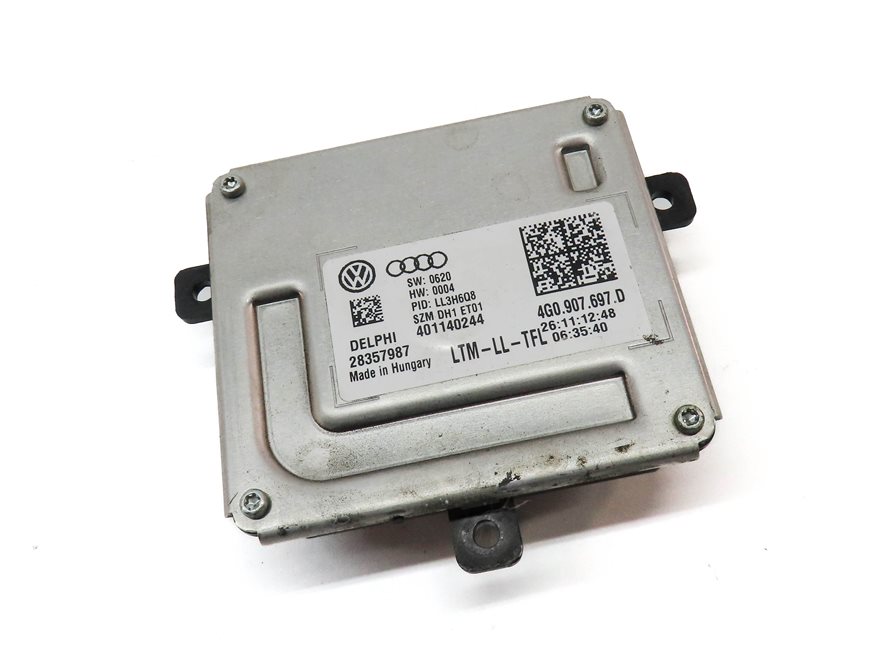 Thumbnail 3: 13 AUDI S4 B8 8K FRONT LEFT DRIVER DRL LIGHT LAMP CONTROL BALLAST MODULE