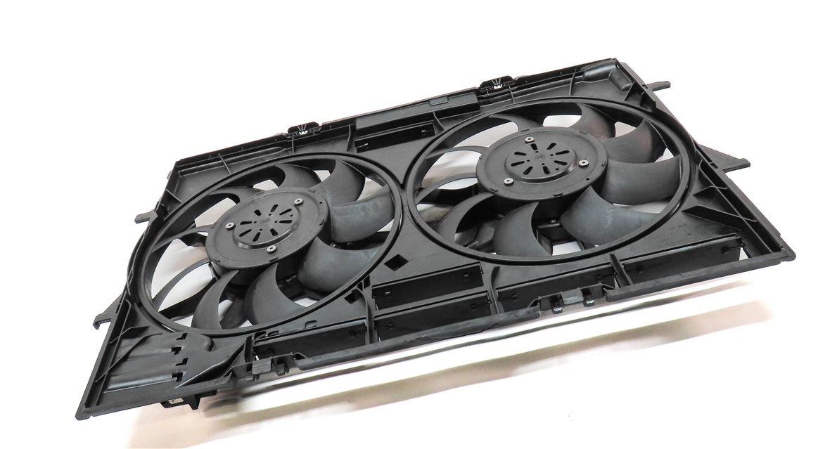 Thumbnail 3: 12-18 AUDI A6 A7 (C7) 3.0L SUPERCHARGED ENGINE RADIATOR COOLING FAN w/ SHROUD