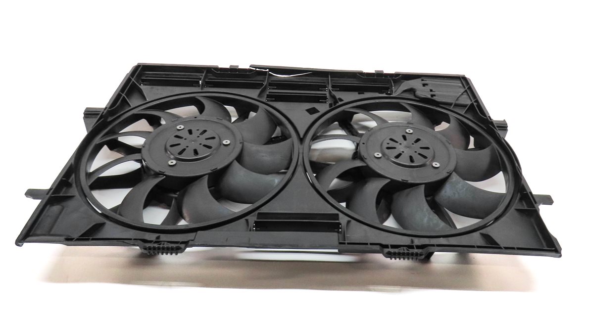 Thumbnail 4: 12-18 AUDI A6 A7 (C7) 3.0L SUPERCHARGED ENGINE RADIATOR COOLING FAN w/ SHROUD