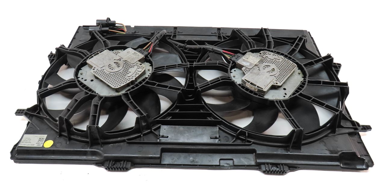 Thumbnail 6: 12-18 AUDI A6 A7 (C7) 3.0L SUPERCHARGED ENGINE RADIATOR COOLING FAN w/ SHROUD