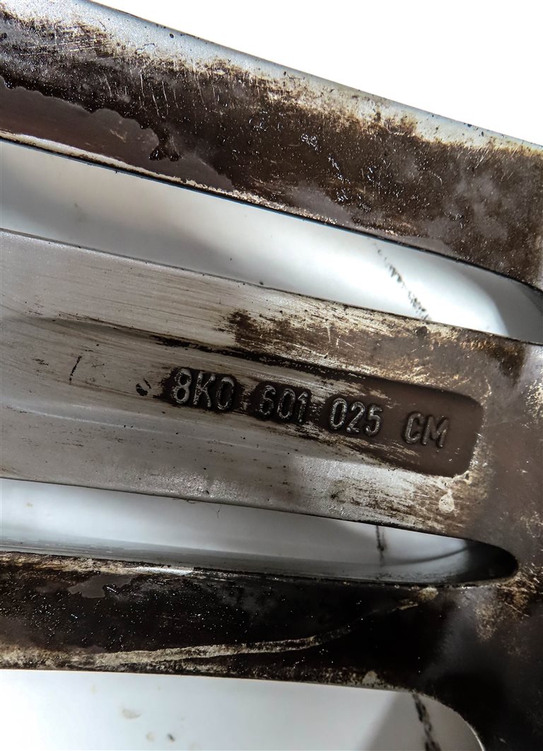 Thumbnail 4: 2009-2016 AUDI A4 S4 (B8 8K) 19x8.5 ALUMINUM ALLOY 5-TRIPLE SPOKE WHEEL RIM