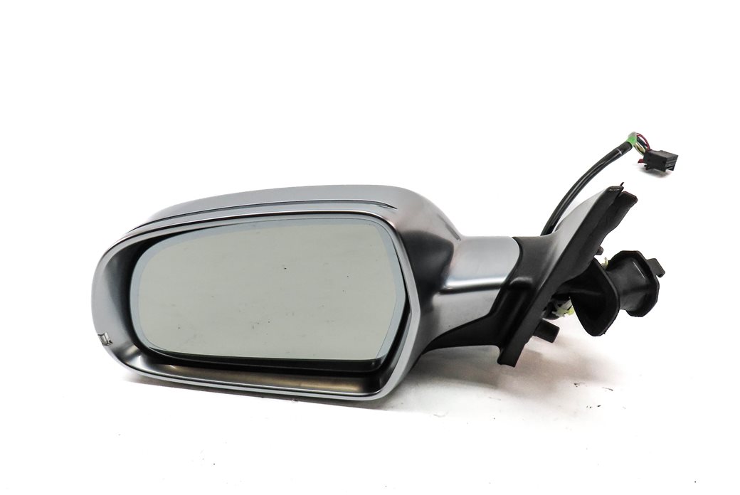 Thumbnail 2: 10-16 AUDI S4 (B8 8K) LEFT MANUAL FOLD HEATED AUTODIM DOOR MIRROR (ALUMINUM)
