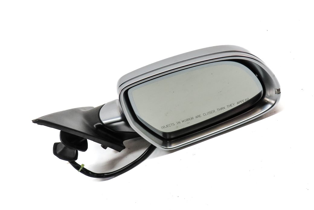 Thumbnail 4: 10-16 AUDI S4 (B8 8K) RIGHT MANUAL FOLD HEATED AUTODIM DOOR MIRROR (ALUMINUM)