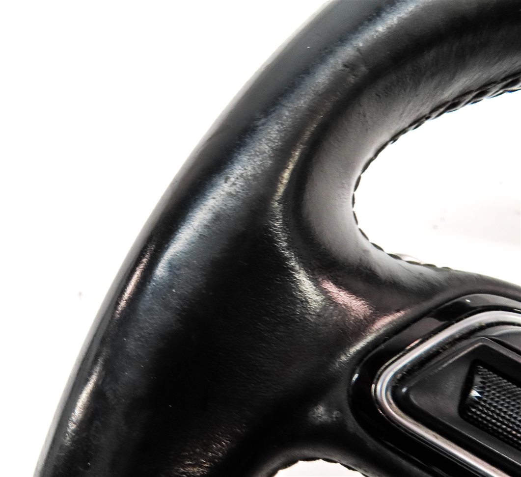 Thumbnail 7: 2013 AUDI S4 (B8 8K) LEFT DRIVER FLAT BOTTOM STEERING WHEEL w/SWITCHES (Black)
