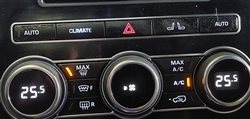 Thumbnail 2: 14-15 RANGE ROVER SPORT (L405 L494) FRONT HEATER A/C TEMPERATURE RADIO CONTROL