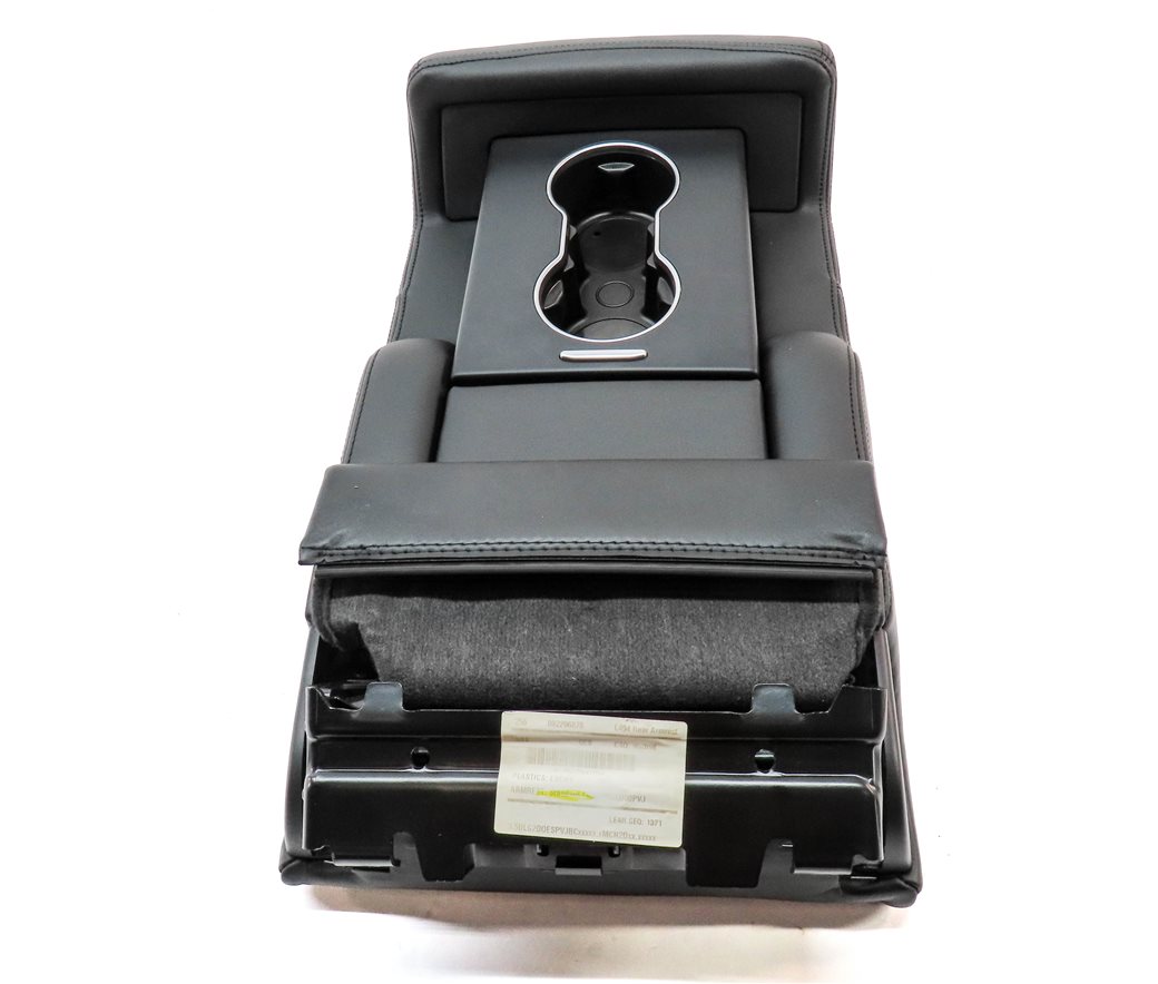 Thumbnail 5: 13-15 RANGE ROVER L405 REAR CENTER SEAT BACK CONSOLE CUPHOLDER ARMREST (Ebony)