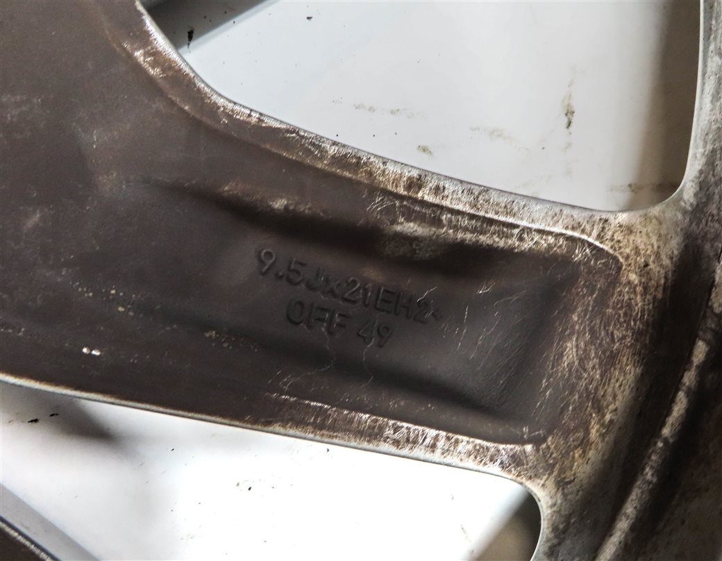 Thumbnail 5: 20-22 ROVER SPORT DISCOVERY (L462 L494) 21x9.5 10 SPOKE SLANTED V WHEEL RIM 
