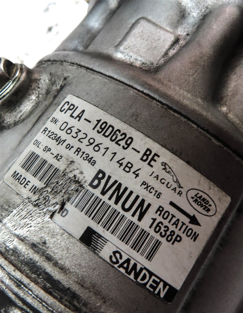 Thumbnail 7: 10-19 JAGUAR XE XF XJ LR4 RANGE ROVER SPORT (L320 L322 L405 L494) A/C COMPRESSOR
