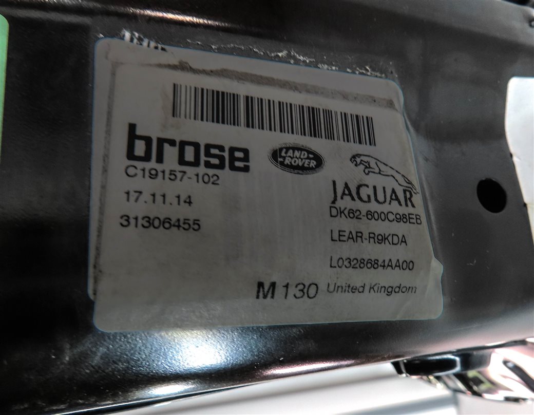 Thumbnail 7: 2014-2020 RANGE ROVER SPORT (L494) RIGHT FRONT PASSENGER SEAT TRACK (16 WAY)