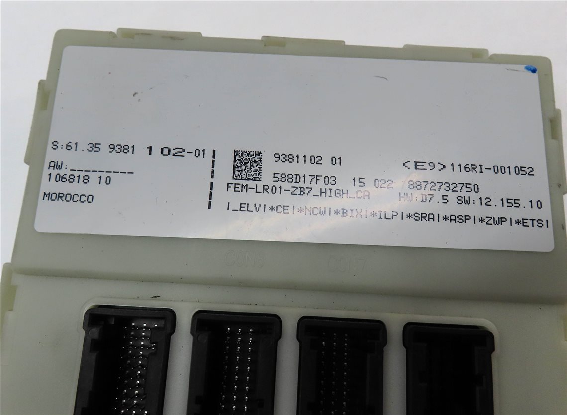 Thumbnail 5: 13-18 BMW 328i 428i 528i X3 X4 (F30 F32) 2.0L N26 ENGINE DME BCM MODULE KEY SET