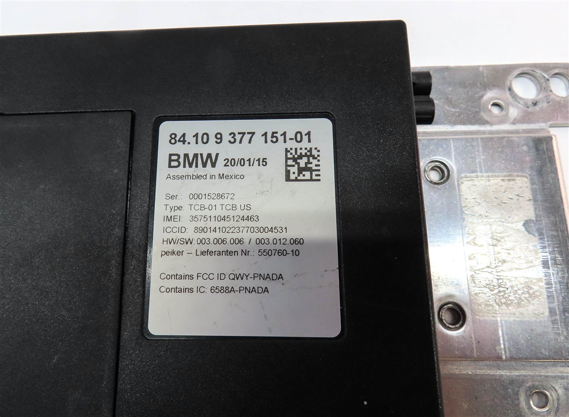 Thumbnail 4: 14-20 BMW 2 3 4 X3 X5 X6 (F15 F16 F22 F25 F30 F32 F86) BLUETOOTH CONTROL MODULE
