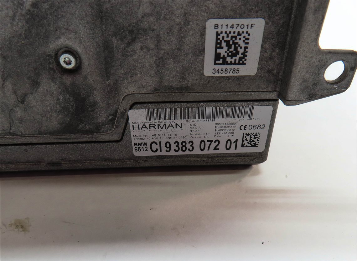 Thumbnail 5: 14-16 BMW 2 3 4 5 6 7 X3 X5 X6 (F10 F15 F22 F30 F32) AM/FM CD STEREO RECEIVER