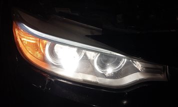 Thumbnail 2: 14-17 BMW 4-SERIES M3 (F30 F32) RIGHT XENON HID ADAPTIVE HEADLIGHT LIGHT LAMP