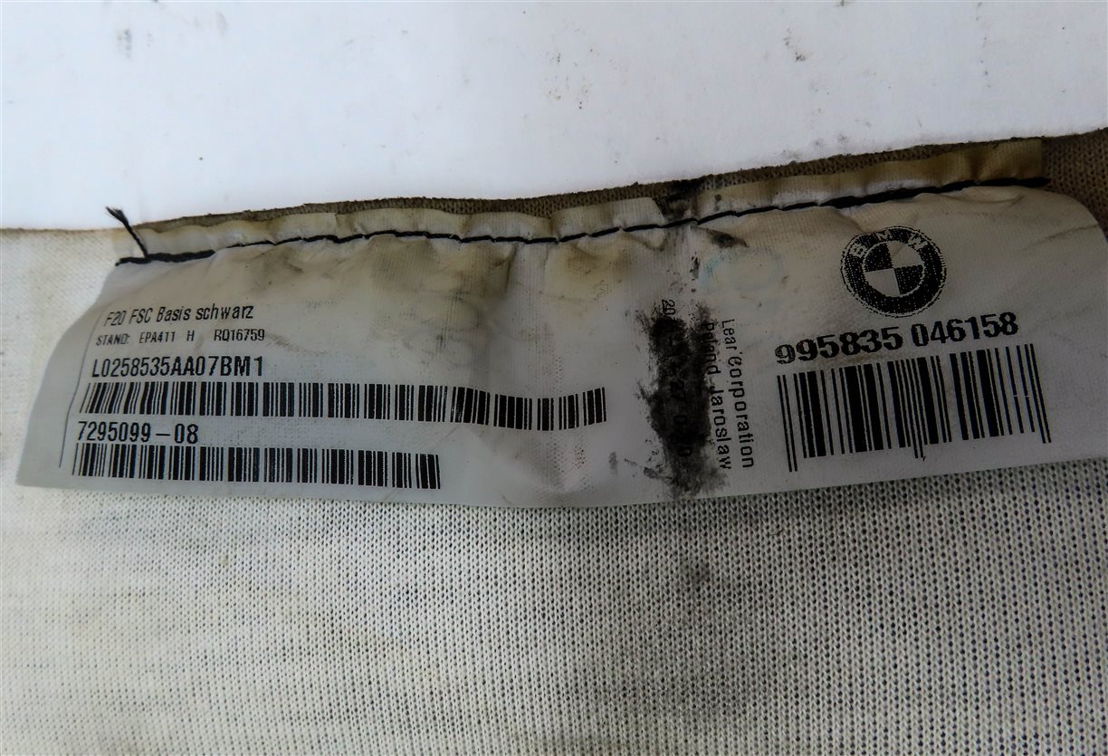 Thumbnail 7: 15 BMW 428I GRAN COUPE F32 RIGHT PASSENGER LOWER MEMORY SEAT CUSHION (Black)