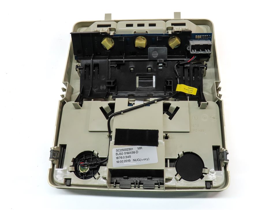 Thumbnail 5: 2013 RANGE ROVER EVOQUE (L538) FRONT OVERHEAD DOME LIGHT LAMP w/ SWITCHES (Gray)