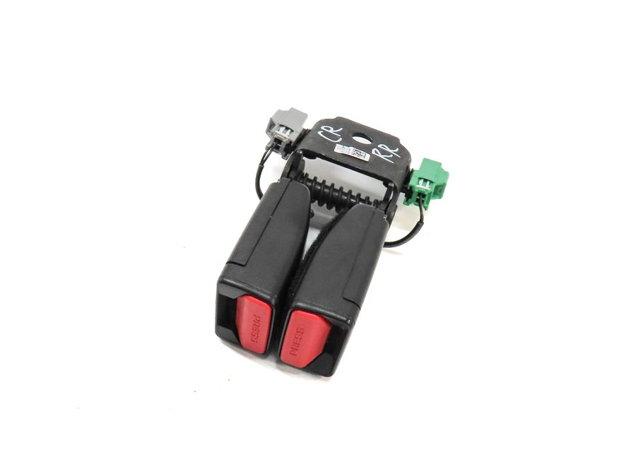 Thumbnail 1: 13 RANGE ROVER EVOQUE L538 REAR CENTER RIGHT DUAL SEATBELT BUCKLE RECEVIER SET/2