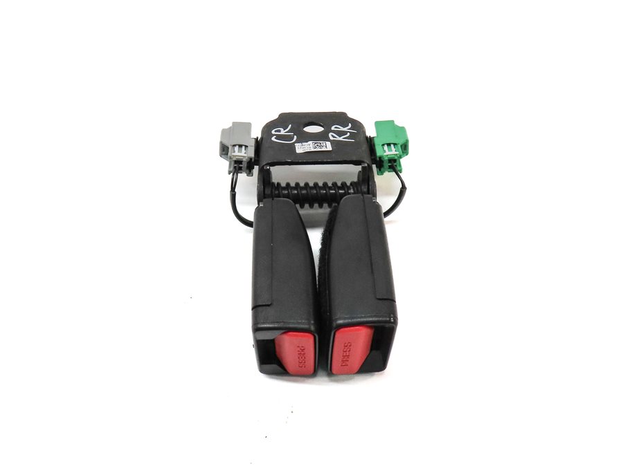 Thumbnail 2: 13 RANGE ROVER EVOQUE L538 REAR CENTER RIGHT DUAL SEATBELT BUCKLE RECEVIER SET/2