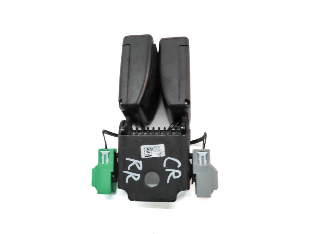 Thumbnail 4: 13 RANGE ROVER EVOQUE L538 REAR CENTER RIGHT DUAL SEATBELT BUCKLE RECEVIER SET/2