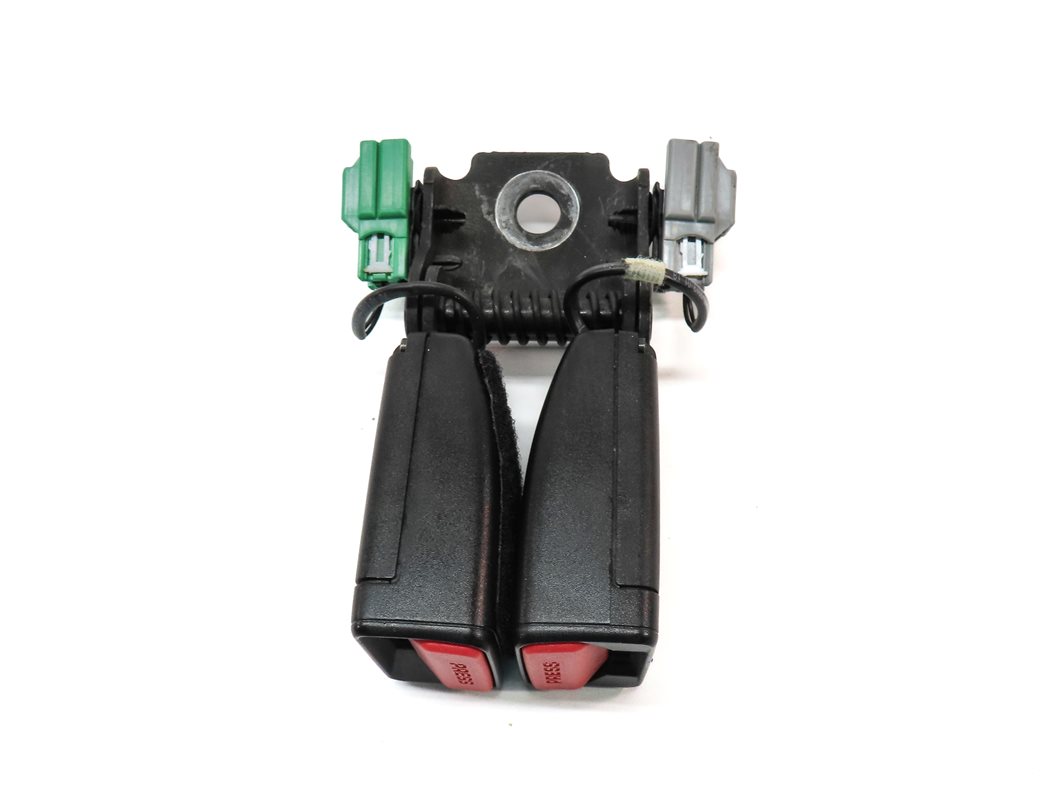 Thumbnail 5: 13 RANGE ROVER EVOQUE L538 REAR CENTER RIGHT DUAL SEATBELT BUCKLE RECEVIER SET/2