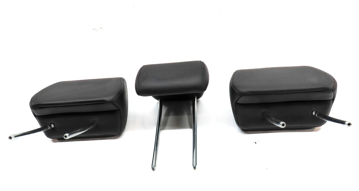 Thumbnail 2: 12-15 RANGE ROVER EVOQUE L538 REAR LEFT RIGHT CENTER SEAT HEADREST SET 3 (BLACK)