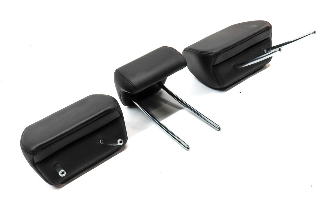 Thumbnail 3: 12-15 RANGE ROVER EVOQUE L538 REAR LEFT RIGHT CENTER SEAT HEADREST SET 3 (BLACK)