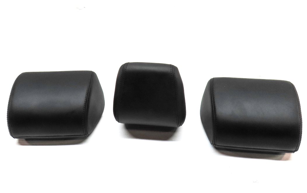 Thumbnail 5: 12-15 RANGE ROVER EVOQUE L538 REAR LEFT RIGHT CENTER SEAT HEADREST SET 3 (BLACK)