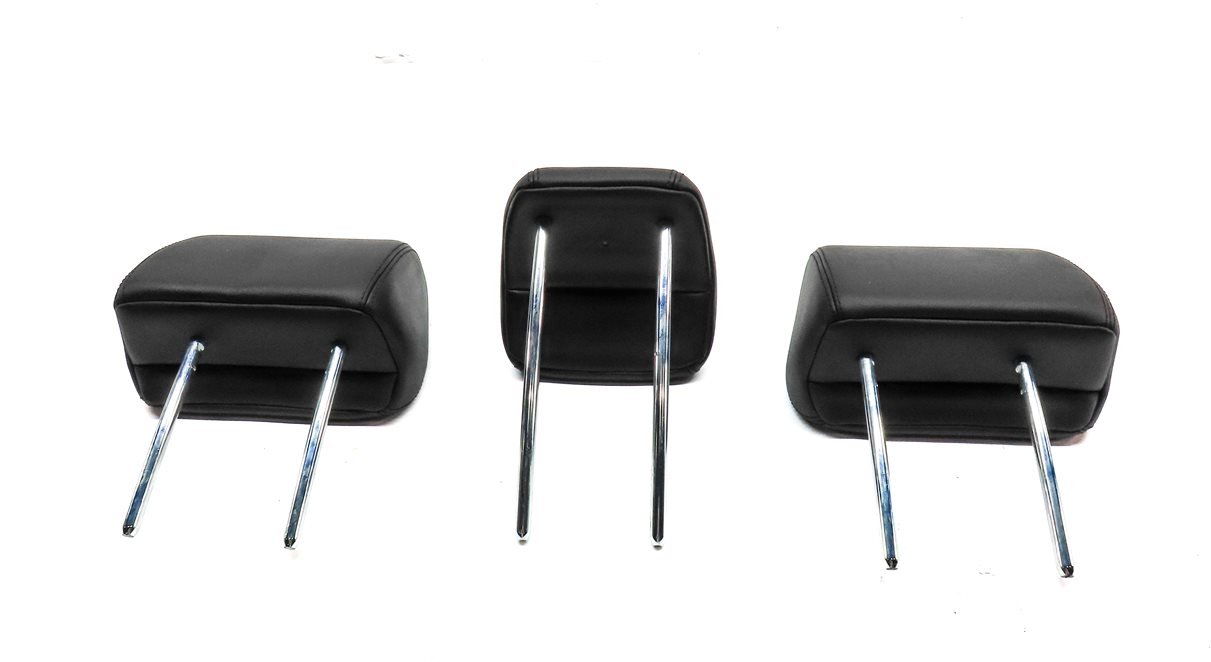 Thumbnail 6: 12-15 RANGE ROVER EVOQUE L538 REAR LEFT RIGHT CENTER SEAT HEADREST SET 3 (BLACK)