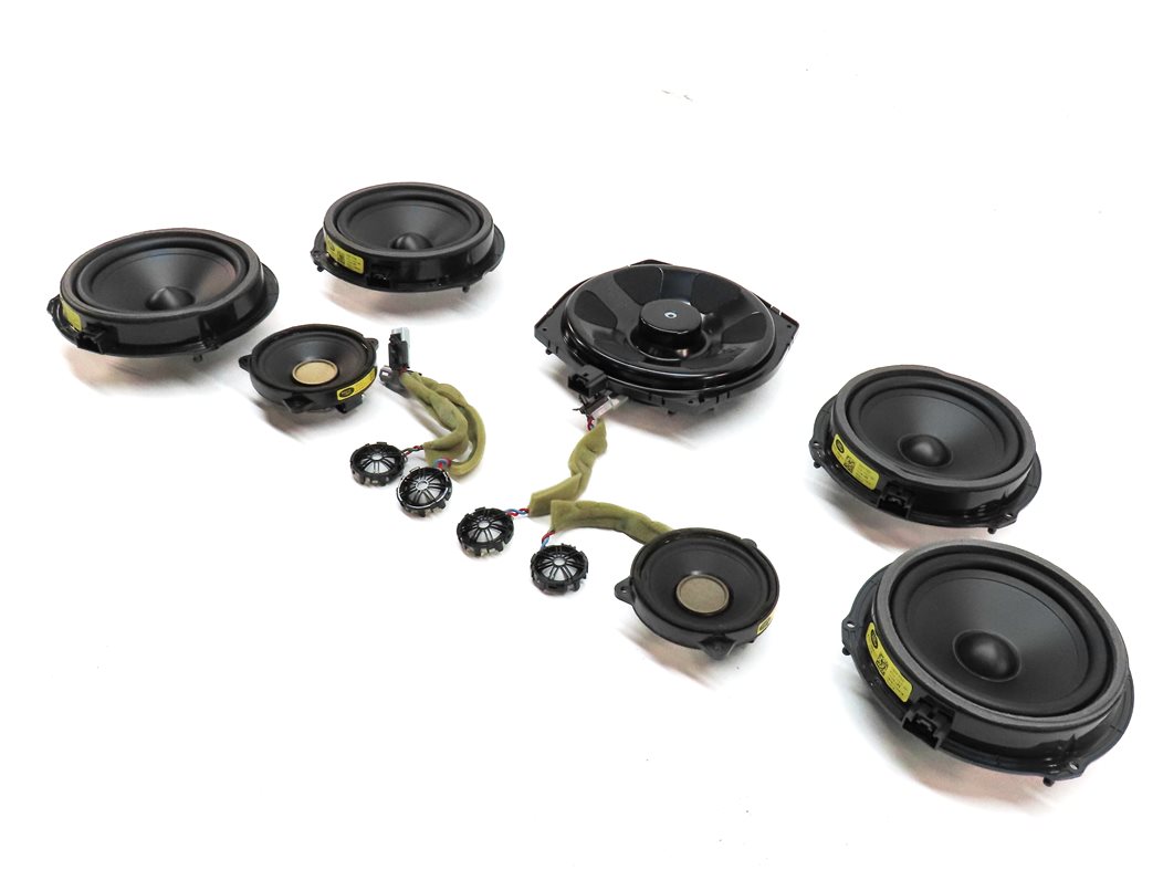 2013 RANGE ROVER EVOQUE (L538) RADIO STEREO AUDIO SOUND SYSTEM SPEAKER SET/11