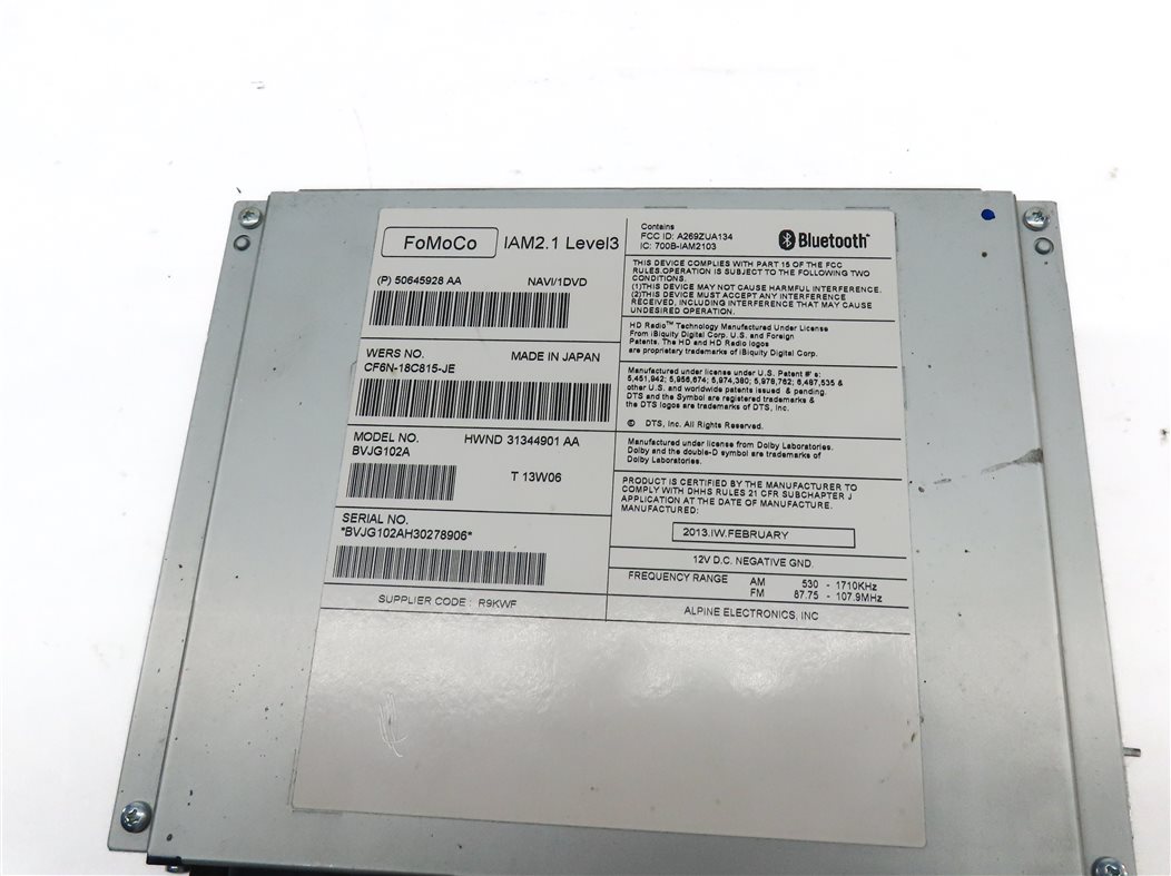 Thumbnail 4: 12-16 RANGE ROVER SPORT EVOQUE LR4 (L320 L405 L494 L538) CD NAV STEREO RECEIVER