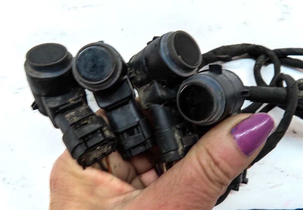 Thumbnail 4: 15 MERCEDES ML350 W166 REAR PARK ASSIST PDC DISTANCE CONTROL SENSOR SET/4(Black)