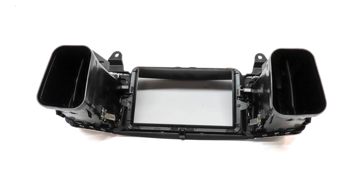 Thumbnail 5: 15 MB ML350 W166 FRONT CENTER DASH SCREEN TRIM HEAT AIR AC DUAL VENT (Black)