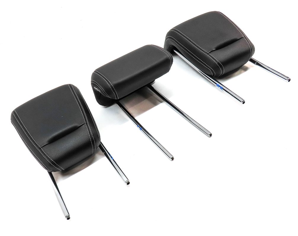 Thumbnail 3: 12-15 MERCEDES ML-CLASS (W166) REAR LEFT CENTER RIGHT SEAT HEADREST SET3 (Black)