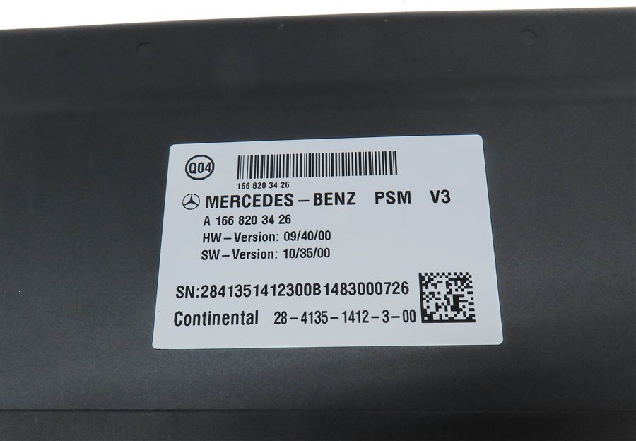 Thumbnail 4: 2015 MERCEDES ML350 (W166) FRONT RIGHT PASSENGER SEAT CONTROL MODULE