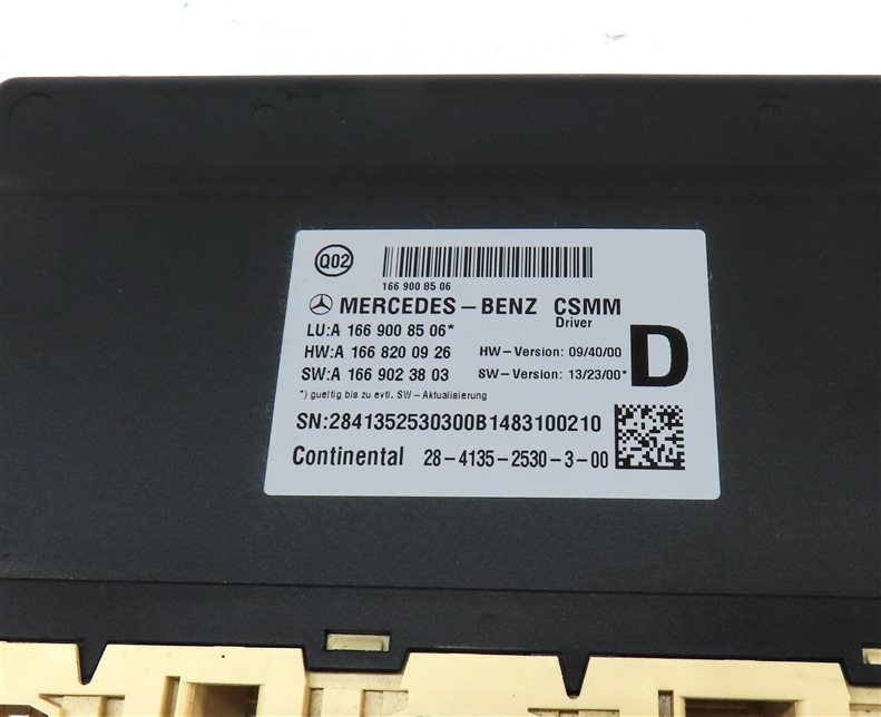Thumbnail 4: 2015 MERCEDES ML350 (W166) FRONT LEFT DRIVER SEAT CONTROL MODULE