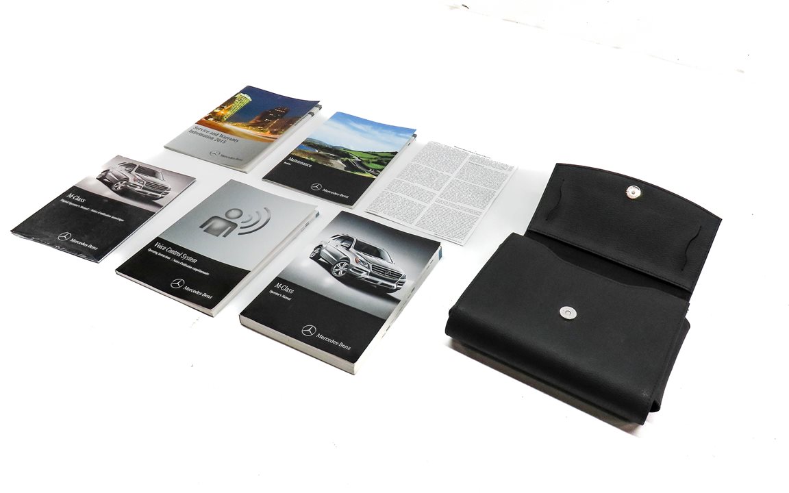 2015 MERCEDES ML350 (W166) OWNER'S MANUAL BOOKLET SET/7 w/ CASE