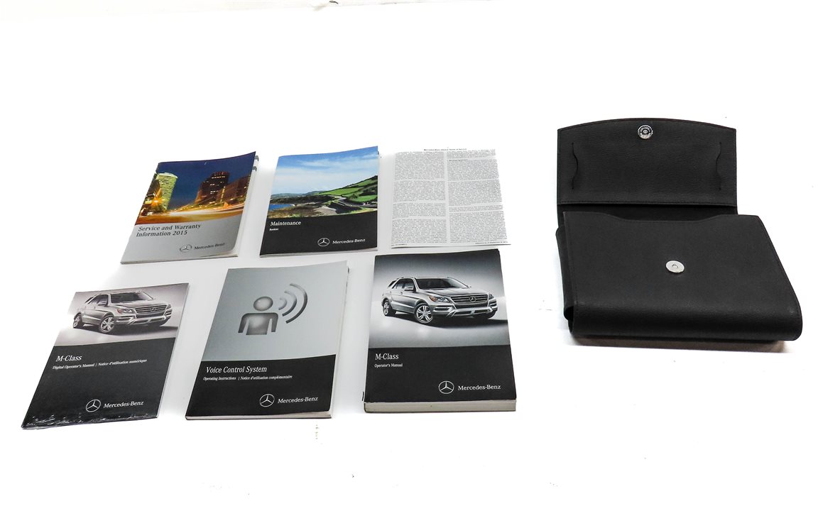 Thumbnail 2: 2015 MERCEDES ML350 (W166) OWNER'S MANUAL BOOKLET SET/7 w/ CASE