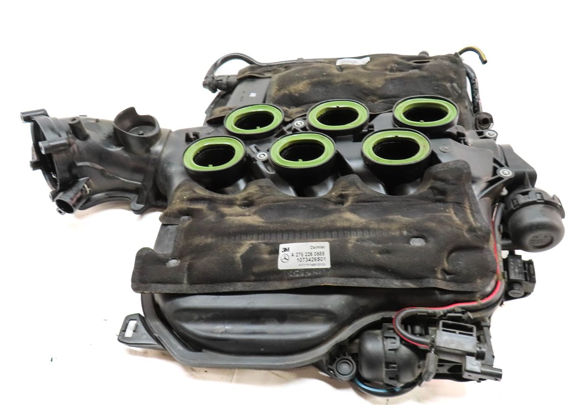 Thumbnail 6: 12-18 MERCEDES C E GLK (W204 W207 X204) 3.5L M276 ENGINE UPPER INTAKE MANIFOLD