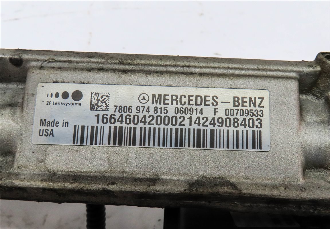 Thumbnail 8: 2013-2016 MERCEDES GL ML CLASS W166 X166) POWER STEERING GEAR RACK & PINION