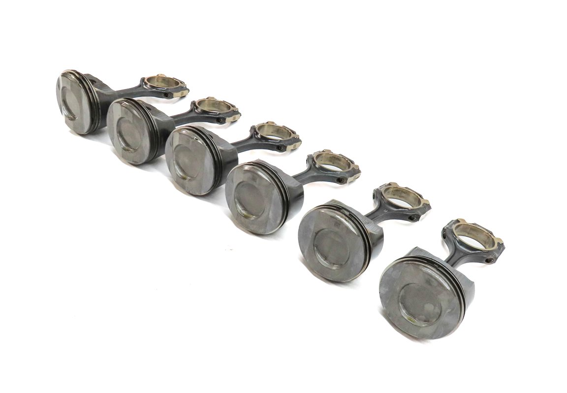 12-18 MERCEDES C E GLE GLK ML SLK (W212 W204 X204 W166 R172) 3.5L PISTON SET-6