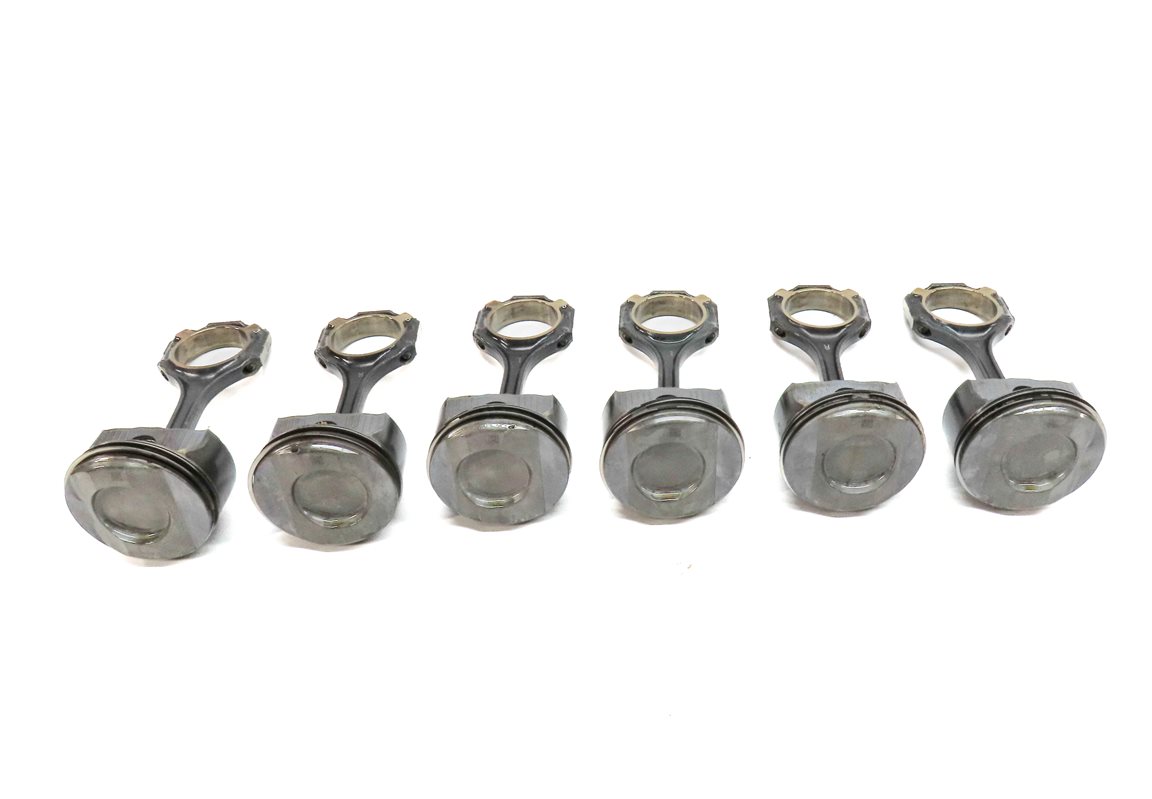 Thumbnail 3: 12-18 MERCEDES C E GLE GLK ML SLK (W212 W204 X204 W166 R172) 3.5L PISTON SET-6