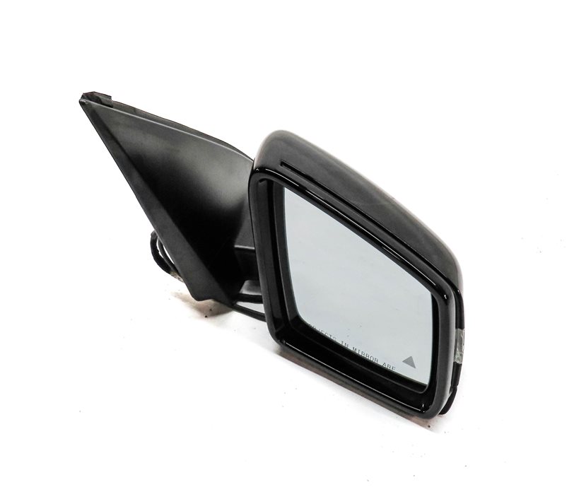 14-15 MERCEDES ML CLASS W166 RIGHT PFOLD MEMORY HEAT CAMERA BLIND MIRROR (Black)