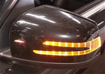 Thumbnail 2: 14-15 MERCEDES ML CLASS W166 LEFT PFOLD MEMORY HEAT CAMERA BLIND MIRROR (Black)