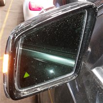 Thumbnail 3: 14-15 MERCEDES ML CLASS W166 LEFT PFOLD MEMORY HEAT CAMERA BLIND MIRROR (Black)
