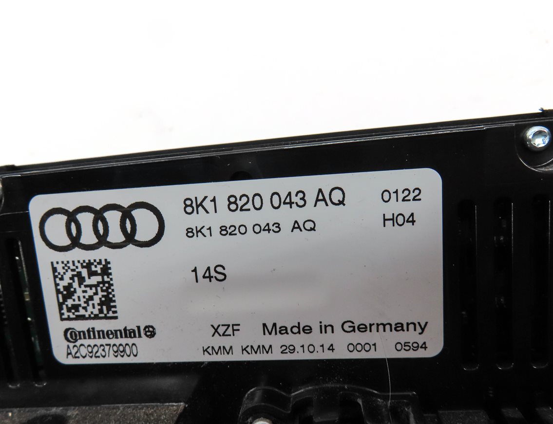 Thumbnail 7: 13-17 AUDI A4 S4 A5 S5 RS5 Q5 SQ5 (B8 8K 8T 8R) HEATER A/C TEMPERATURE CONTROL